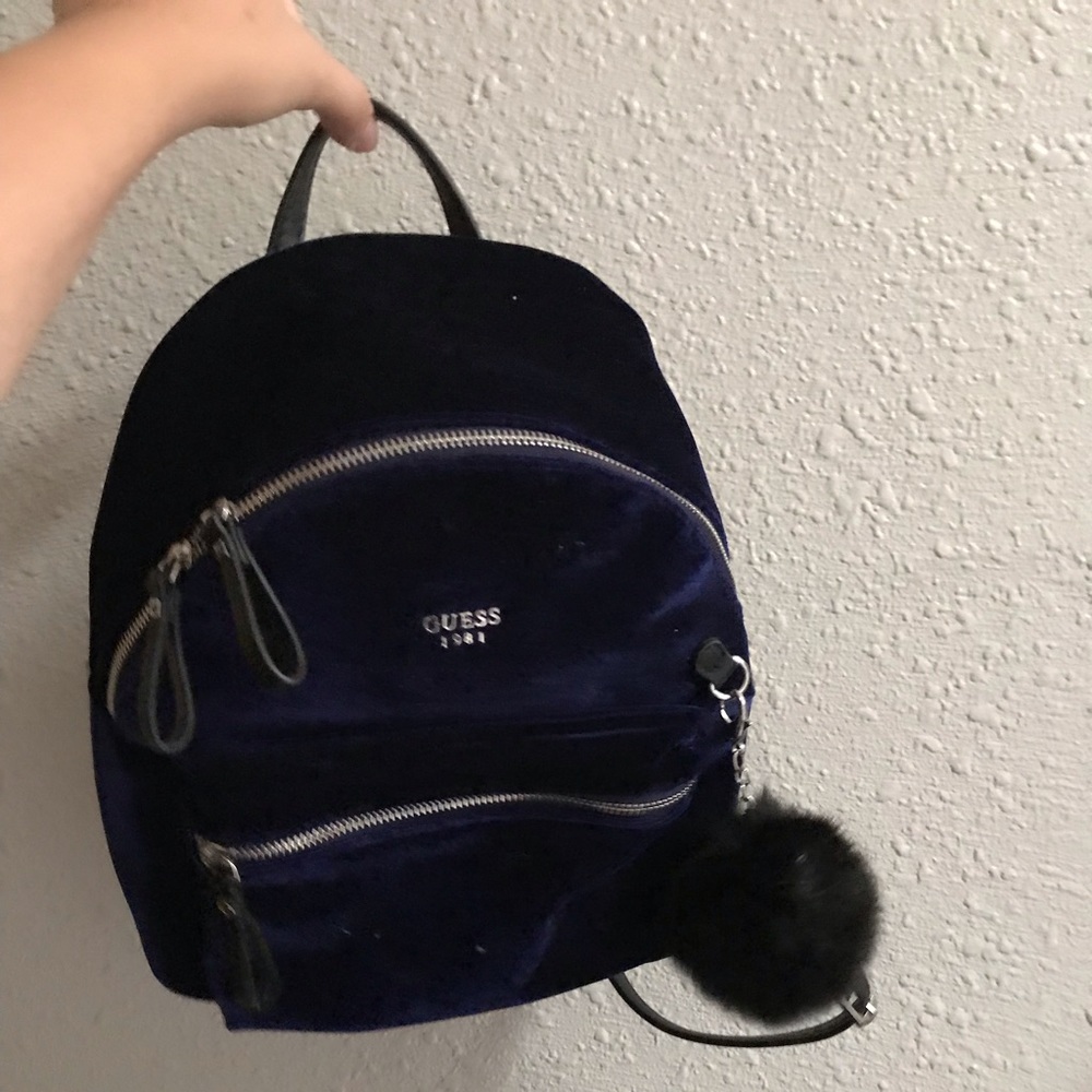 Mini Velvet Guess Backpack